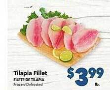 Vallarta Supermarkets Tilapia fillet offer