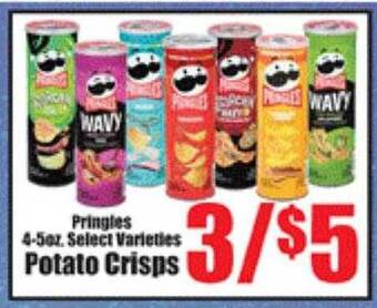 Weis Markets Pringles potato crisps offer