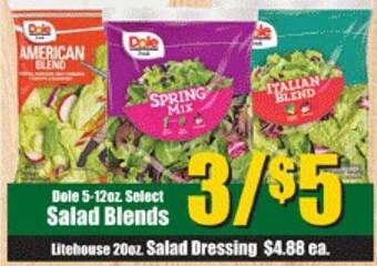 Weis Markets Dole salad blends offer