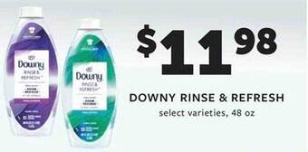 Weis Markets Downy rinse & refresh offer