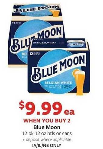 Weis Markets Blue moon offer