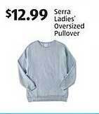 Aldi Serra ladies' oversized pullover offer