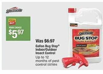 The Home Depot Spectracide gallon bug stop indoor-outdoor insect control offer