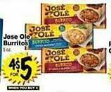 Superior Grocers Jose olé burritos offer