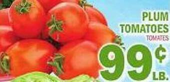 Bravo Supermarkets Plum tomatoes offer