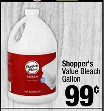 Super King Markets Shopper's value bleach offer