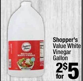 Super King Markets Shopper's value white vinegar offer