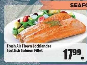 Times Supermarkets Fresh air flown lochlander scottish salmon fillet offer