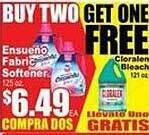 Superior Grocers Ensueno fabric softener offer