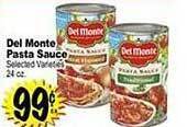 Superior Grocers Del monte pasta sauce offer