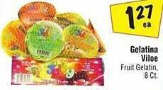 El Super Gelatina viloe fruit gelatin offer