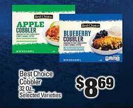 IGA Best choice cobbler offer