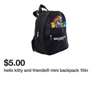 Five Below Hello kitty and friends® mini backpack 10in offer