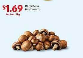 Aldi Baby bella mushrooms offer