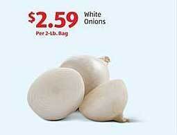 Aldi White onions offer