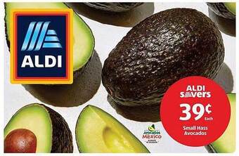 Aldi Small hass avocados offer