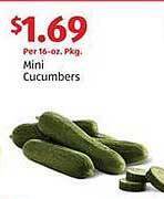 Aldi Mini cucumbers offer