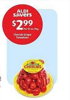 Aldi Cherub grape tomatoes offer