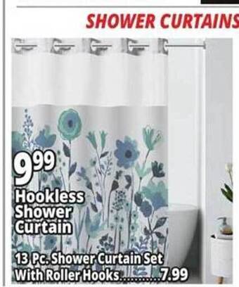 Ocean State Job Lot Hookless shower curtain offer