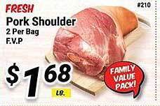 Western Beef Fresh pork shoulder offer