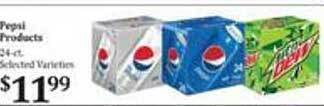 Rosauers Pepsi products offer