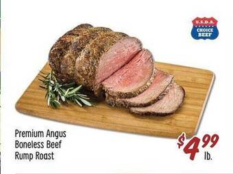 Sprouts Farmers Market Premium angus boneless beef rump roast offer