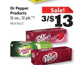 Family Dollar Dr pepper products offer
