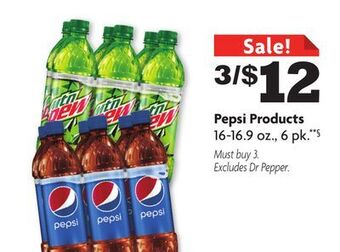 Family Dollar Pepsi products offer