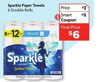 Family Dollar Sparkle paper towels offer