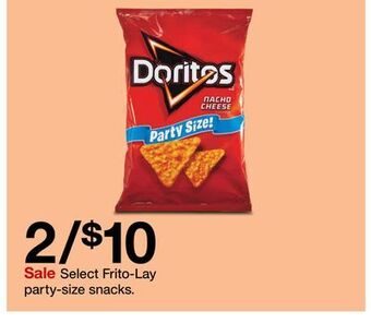 Target Select frito-lay party-size snacks offer