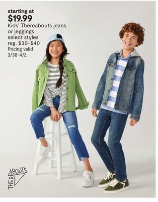 JC Penney Kids' thereabouts jeans or jeggings offer