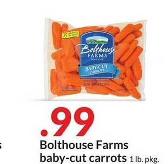 Hy-Vee Bolthouse farms baby-cut carrots offer