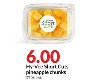 Hy-Vee Hy-vee short cuts pineapple chunks offer