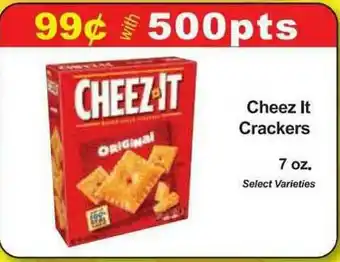 Market Basket Cheez It Crackers 7 Oz. offer