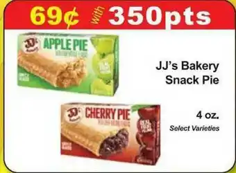 Market Basket Jj's Bakery Snack Pie 4 Oz. offer