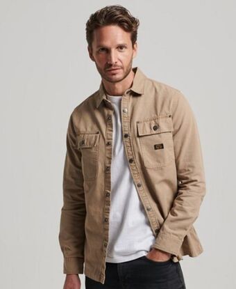 Superdry Canvas overshirt offer