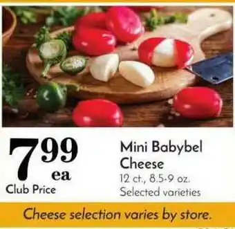Pavilions Mini Babybel Cheese 12 Ct. 8.5-9 Oz. offer