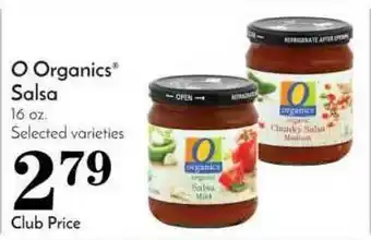 Pavilions O Organics Salsa 16 Oz. offer