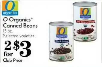 Pavilions O Organics Canned Beans 15 Oz. offer
