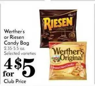 Pavilions Werther's Or Riesen Candy Bag offer