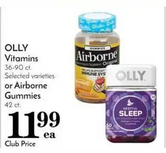 Pavilions Olly Vitamins Or Airborne Gummies offer