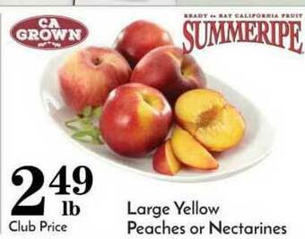 Pavilions Large Yellow Peaches Or Nectarines offer