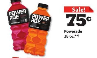 Family Dollar Powerade offer
