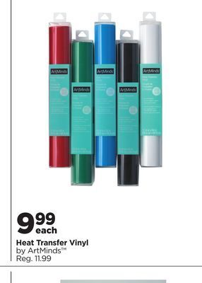 Michaels Heat transfer vinyl by artminds™ offer