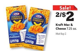 Family Dollar Kraft mac & cheese offer