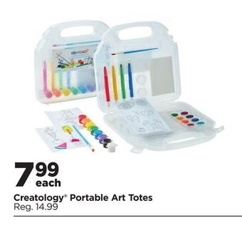 Michaels Creatology® portable art totes offer