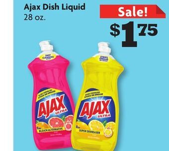 Family Dollar Ajax dish liquid offer