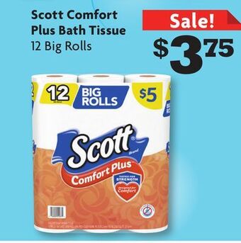 Family Dollar Scott comfort plus bath tissue offer