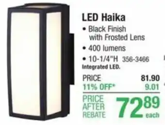 Menards LED Haika offer