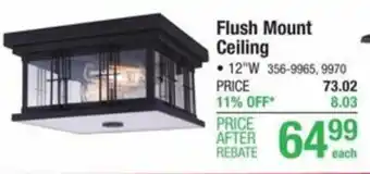 Menards Flush Mount Ceiling offer